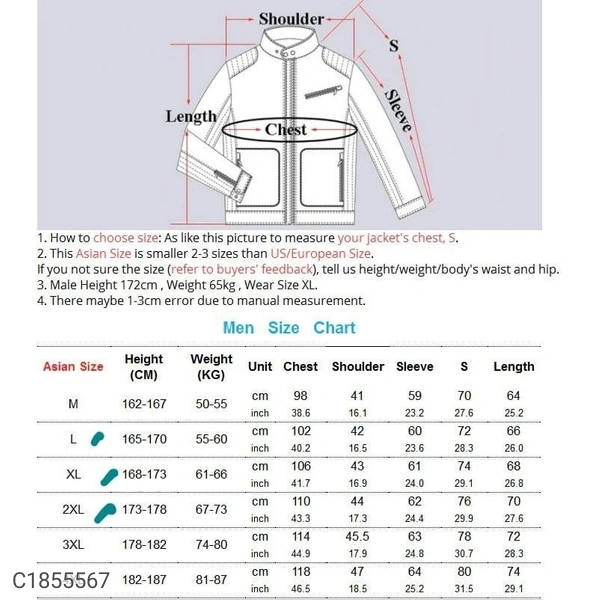 NS Solid Full Sleeves Regular Fit Puff Jacket (SC1855568)  - Grey, XL , Sidhu Collection 