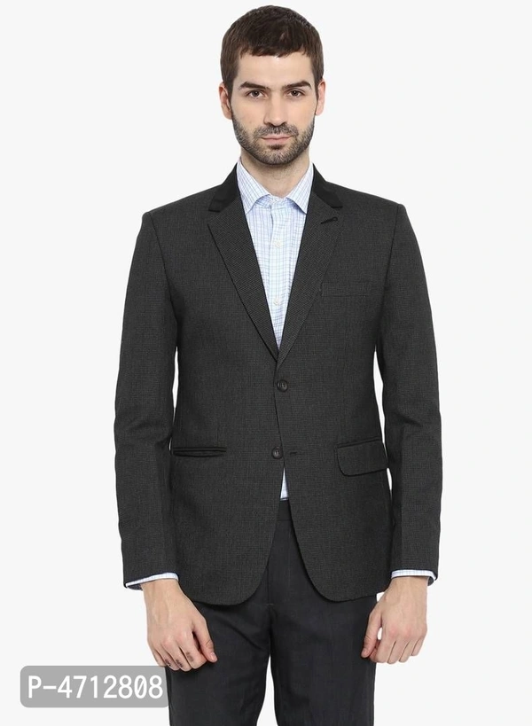 Fashionable Grey Polyviscose Jacket For Men(SP4712808)  - 38, Sidhu Collection 