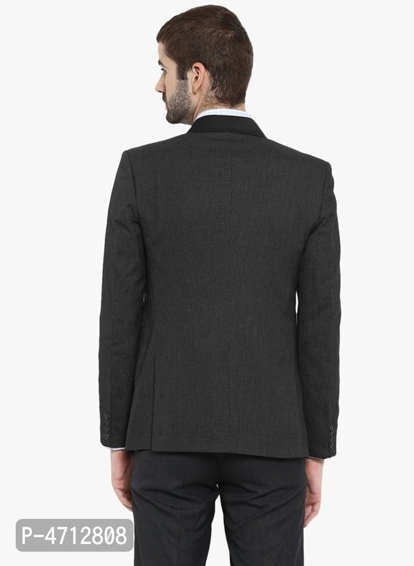 Fashionable Grey Polyviscose Jacket For Men(SP4712808)  - 38, Sidhu Collection 