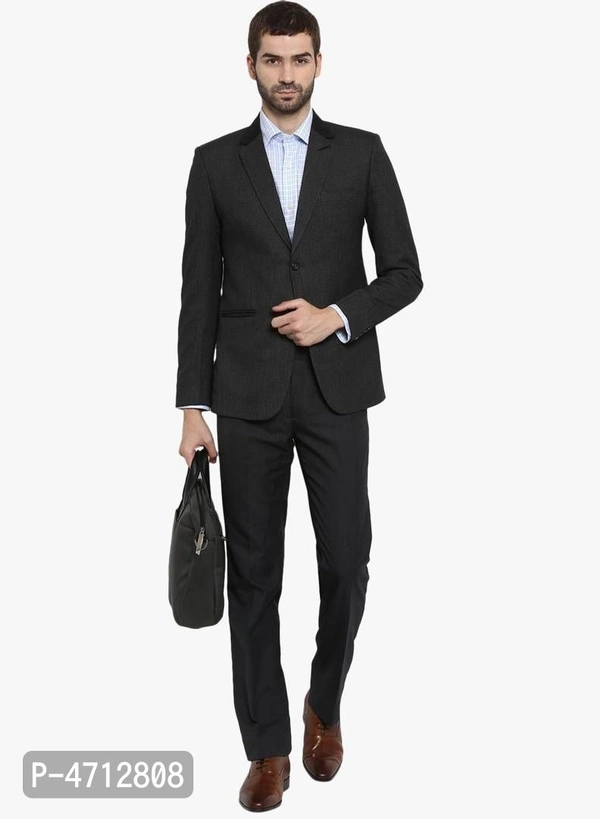 Fashionable Grey Polyviscose Jacket For Men(SP4712808)  - 42, Sidhu Collection 