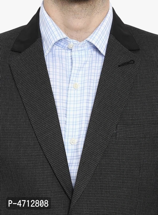 Fashionable Grey Polyviscose Jacket For Men(SP4712808)  - 44, Sidhu Collection 