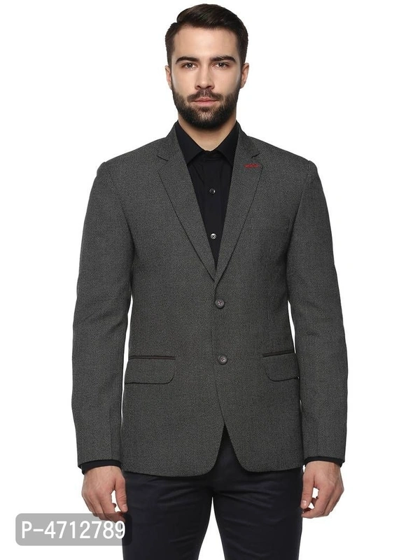 Fashionable Grey Polyviscose Jacket For Men(SP4712789)  - 38, Sidhu Collection 