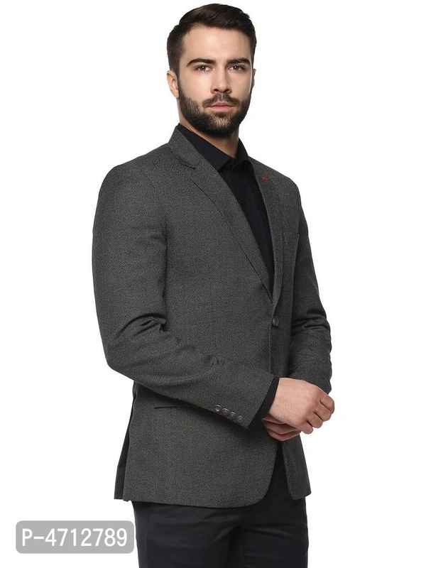 Fashionable Grey Polyviscose Jacket For Men(SP4712789)  - 44, Sidhu Collection 