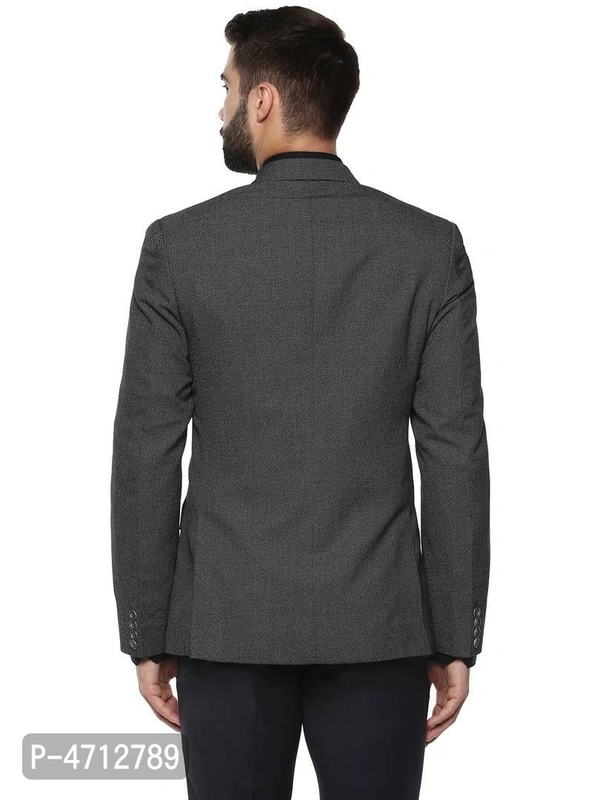 Fashionable Grey Polyviscose Jacket For Men(SP4712789)  - 44, Sidhu Collection 