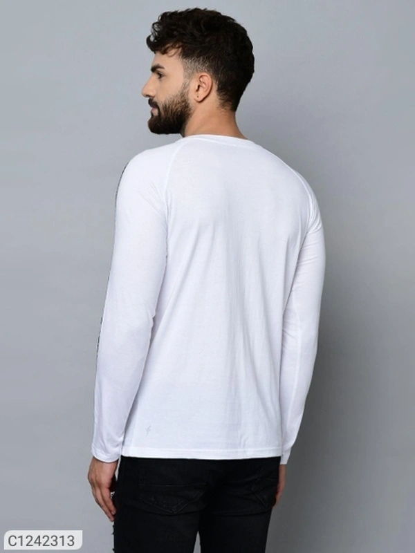  Cotton Blend Solid Full Sleeves T-Shirt (SC1242313)  - Sidhu Collection , XL 