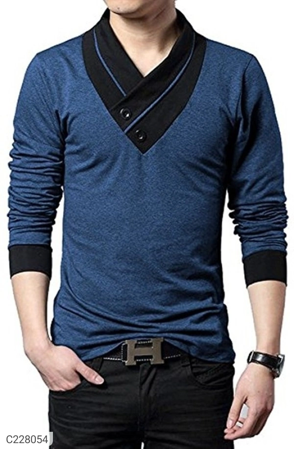 Cotton Men's T-Shirt (SC228054)  - S, Sidhu Collection 