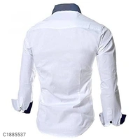  Poly Cotton Solid Full Sleeves Regular Fit Casual Shirts (SC1885537)  - M, Sidhu Collection 