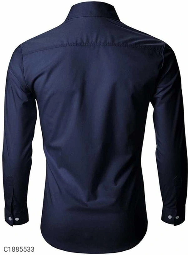  Poly Cotton Solid Full Sleeves Regular Fit Casual Shirts (SC1885533)  - M, Sidhu Collection 