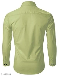  Poly Cotton Solid Full Sleeves Regular Fit Casual Shirts (SC1885538)  - XXL , Sidhu Collection 