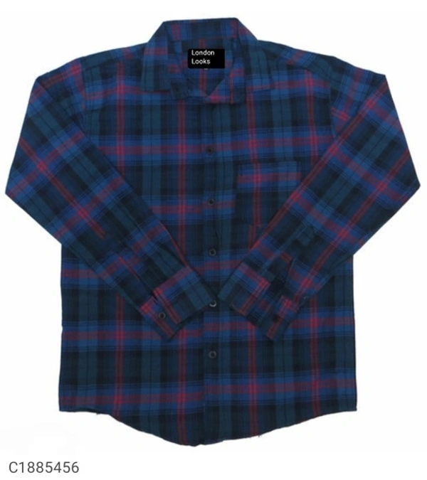 Cotton Checkered Full Sleeves Regular Fit Casual Shirts(SC1885456)  - XL , Sidhu Collection 