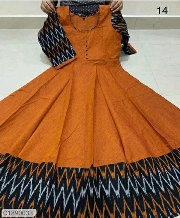  Gorgeous Printed Cotton Kurti (SC1890033)  - M, Sidhu Collection 