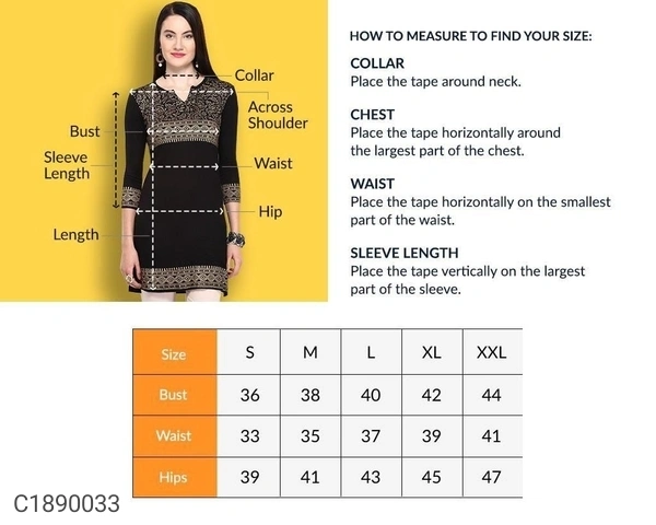  Gorgeous Printed Cotton Kurti (SC1890033)  - XL , Sidhu Collection 