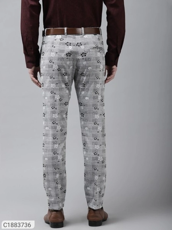 HangUp Cotton Blend Solid Regular Fit Mens Formal Trouser (SC1883736)  - 38, Sidhu Collection 