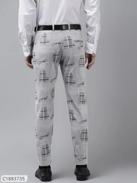 HangUp Cotton Blend Solid Regular Fit Mens Formal Trouser (SC1883735)  - 32, Sidhu Collection 
