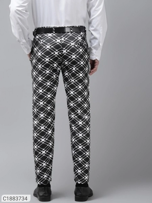 HangUp Cotton Blend Solid Regular Fit Mens Formal Trouser (SC1883734)  - 30, Sidhu Collection 