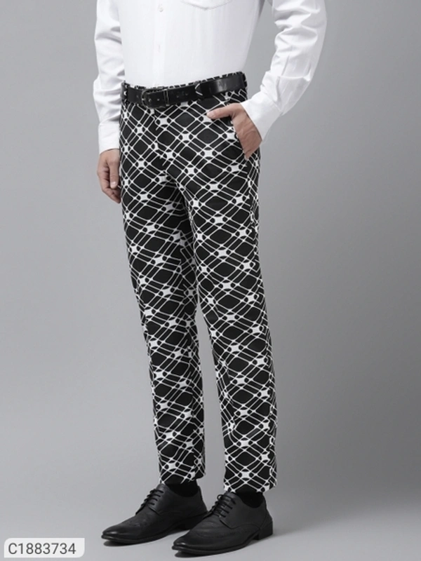 HangUp Cotton Blend Solid Regular Fit Mens Formal Trouser (SC1883734)  - 32, Sidhu Collection 