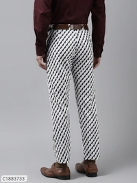 HangUp Cotton Blend Solid Regular Fit Mens Formal Trouser (SC1883733)  - 32, Sidhu Collection 