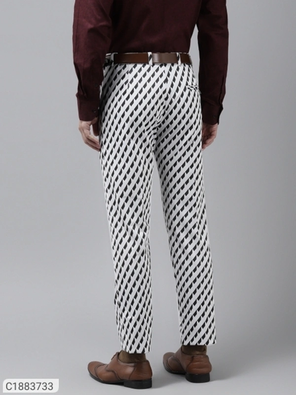 HangUp Cotton Blend Solid Regular Fit Mens Formal Trouser (SC1883733)  - 32, Sidhu Collection 
