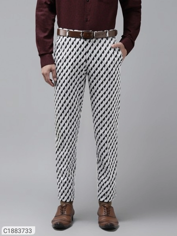 HangUp Cotton Blend Solid Regular Fit Mens Formal Trouser (SC1883733)  - 32, Sidhu Collection 