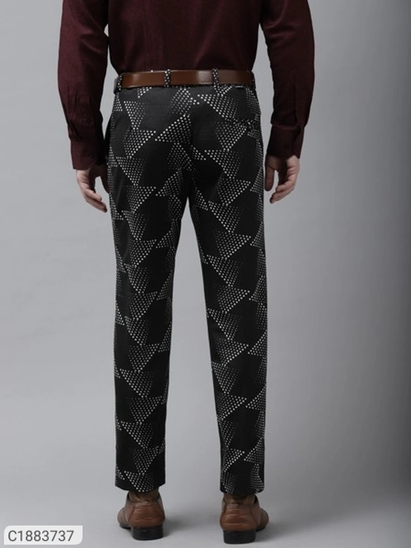 HangUp Cotton Blend Solid Regular Fit Mens Formal Trouser (SC1883737)  - 36, Sidhu Collection 