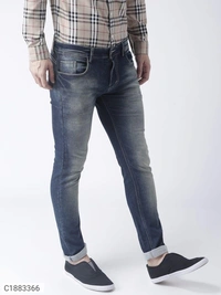  HangUp Denim Faded Slim Fit Mens Jeans (SC1883366)  - 38, Sidhu Collection 