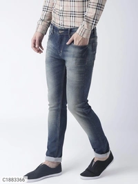  HangUp Denim Faded Slim Fit Mens Jeans (SC1883366)  - 38, Sidhu Collection 