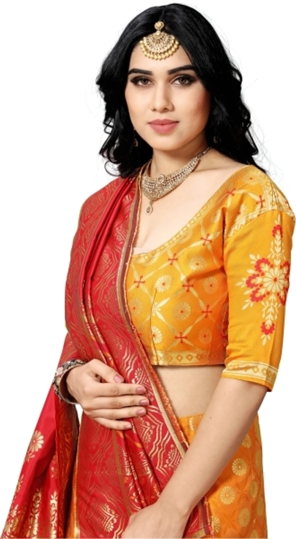 FABKIND Self Design Semi Stitched Lehenga Choli - Sidhu Collection , Free