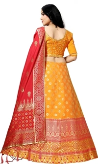 FABKIND Self Design Semi Stitched Lehenga Choli - Sidhu Collection , Free