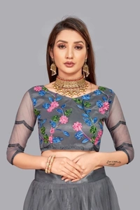 pandurang Fab Embroidered Semi Stitched Lehenga Choli - Free,  Sidhu Collection 