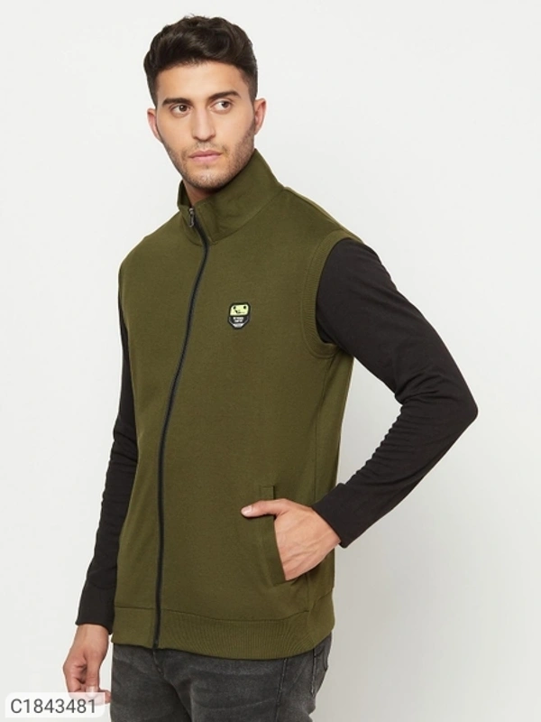 Fleece Color Block Full Sleeves Mens Sweatshirts (SC1843481)  - S, Sidhu Collection 