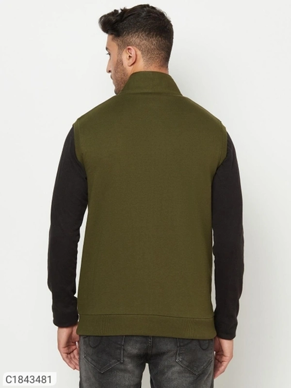 Fleece Color Block Full Sleeves Mens Sweatshirts (SC1843481)  - S, Sidhu Collection 
