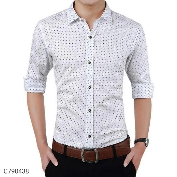  Tom Scott Cotton Printed Slim Fit Casual Shirts (SC790438)  - M, Sidhu Collection 