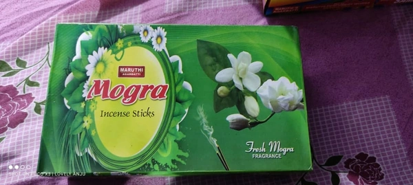 Mogra Agarbatti Combo Pack Of 12  - 9 Inch , Sidhu Collection 