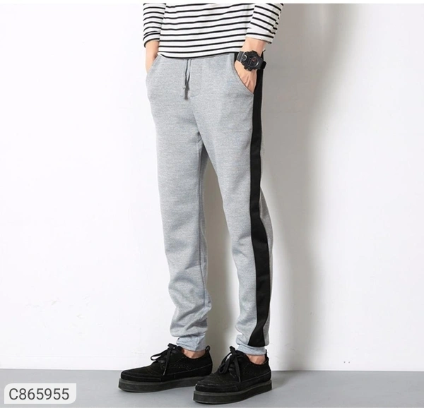 Polyester Blend Solid Slim Fit Track Pants (SC865952)  - M, Sidhu Collection , Navy Blue 