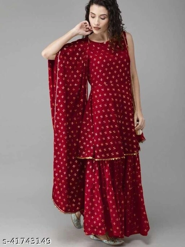 Jivika Superior Women Dupatta Set (SS41743149)  - M, Sidhu Collection 