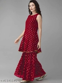 Jivika Superior Women Dupatta Set (SS41743149)  - M, Sidhu Collection 