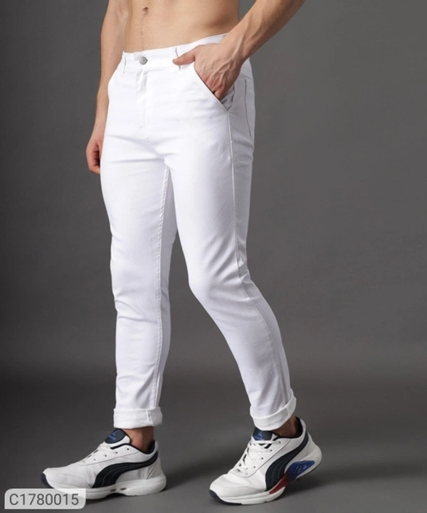 Cotton Blend Lycra Faded Skin Fit Mens Jeans (SC1780015)  - 34, Sidhu Collection 