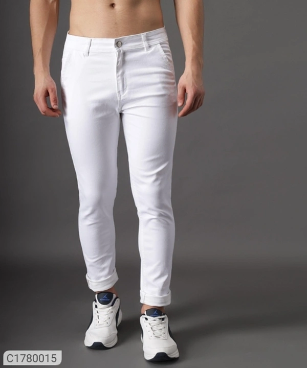 Cotton Blend Lycra Faded Skin Fit Mens Jeans (SC1780015)  - 34, Sidhu Collection 
