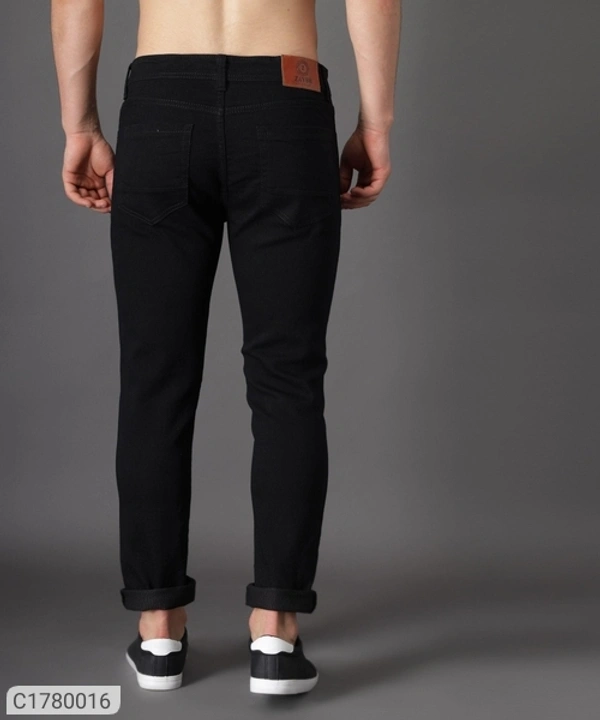 Cotton Blend Lycra Faded Skin Fit Mens Jeans (SC1780016)  - 32, Sidhu Collection 