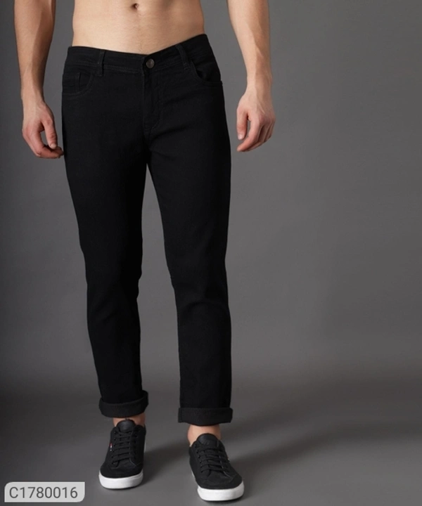 Cotton Blend Lycra Faded Skin Fit Mens Jeans (SC1780016)  - 32, Sidhu Collection 