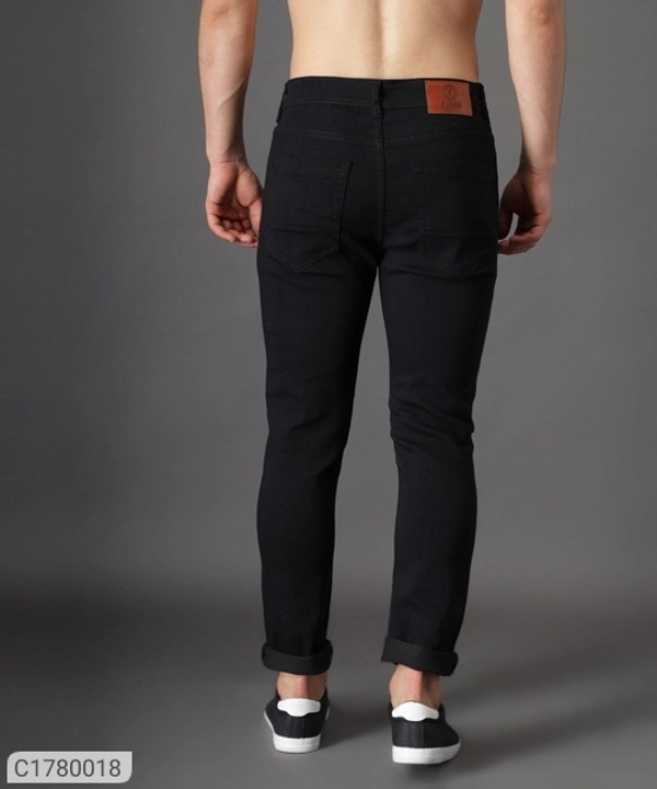 Cotton Blend Lycra Faded Skin Fit Mens Jeans (SC1780018)  - 32, Sidhu Collection 