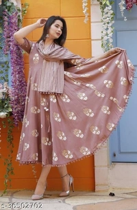 Kashvi Drushya Kurtis (SS36502702)  - XL , Sidhu Collection 