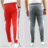 Pack of 2 Color Block Dry Fit Polyster Honey Comb Track Pants (SS17884340)  - 40, Sidhu Collection 