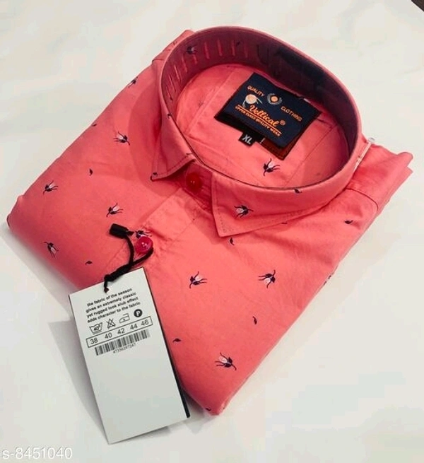 VELLICAL NEW PRINTED SHIRT (SS8451040)  - L, Sidhu Collection 