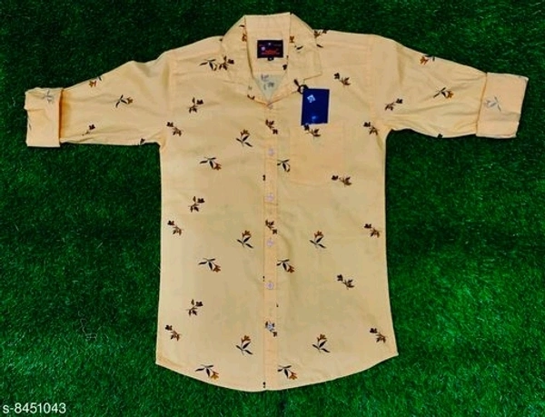VELLICAL NEW PRINTED SHIRT (SS8451043)  - XXL , Sidhu Collection 
