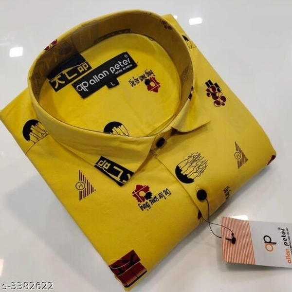 Attractive Cotton Men's Shirt (SS3382622)  - M, Sidhu Collection 
