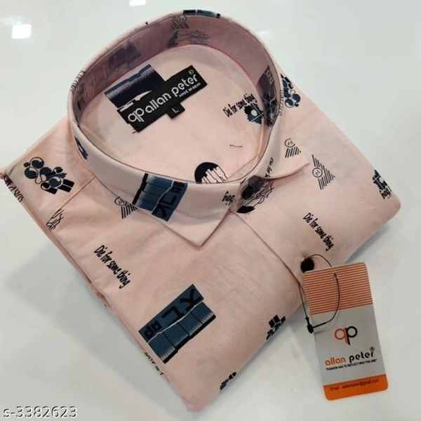 Attractive Cotton Men's Shirt (SS3382623)  - XL , Sidhu Collection 