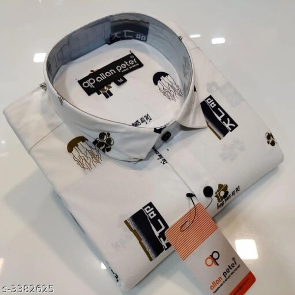 Attractive Cotton Men's Shirt (SS3382625)  - XL , Sidhu Collection 
