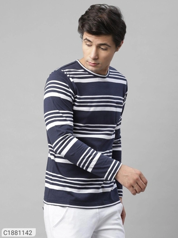  Rigo Cotton Solid Full Sleeves Mens Round Neck T-Shirt (SC1881142)  - L, Sidhu Collection 