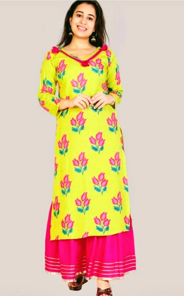Kurta sharaha set (SCS41176189) - XL , Sidhu Collection 